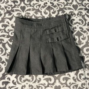 Gray uniform skirt
